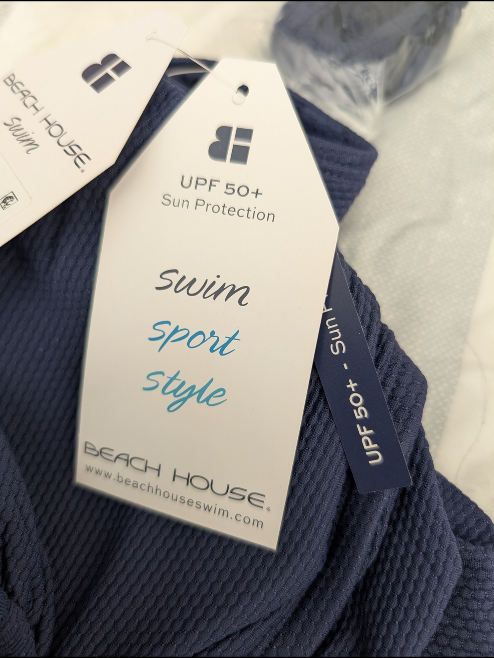Beach House Swim Womens 6 Strapless Swim Top Blue NWT Vacation Beach Pool Summer - Picture 6 of 6